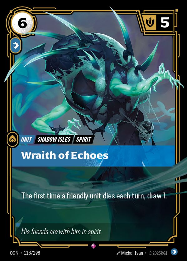 Wraith of Echoes — Riftbound card