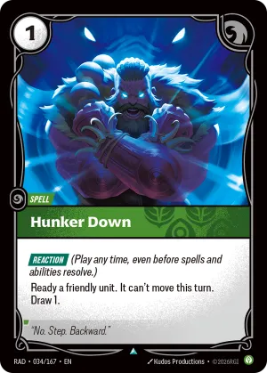 Hunker Down