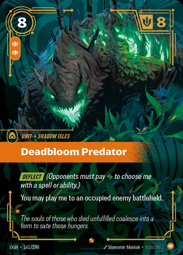 Deadbloom Predator — Riftbound card