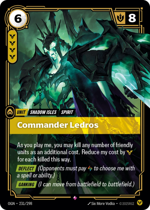 Commander Ledros — Origins #231, art by Six More Vodka