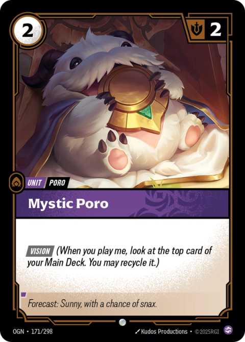 Mystic Poro — Origins #171, art by Kudos Productions