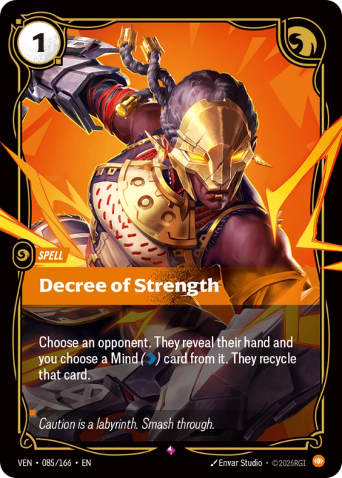 Decree of Strength — Vendetta #085, art by Envar Studio