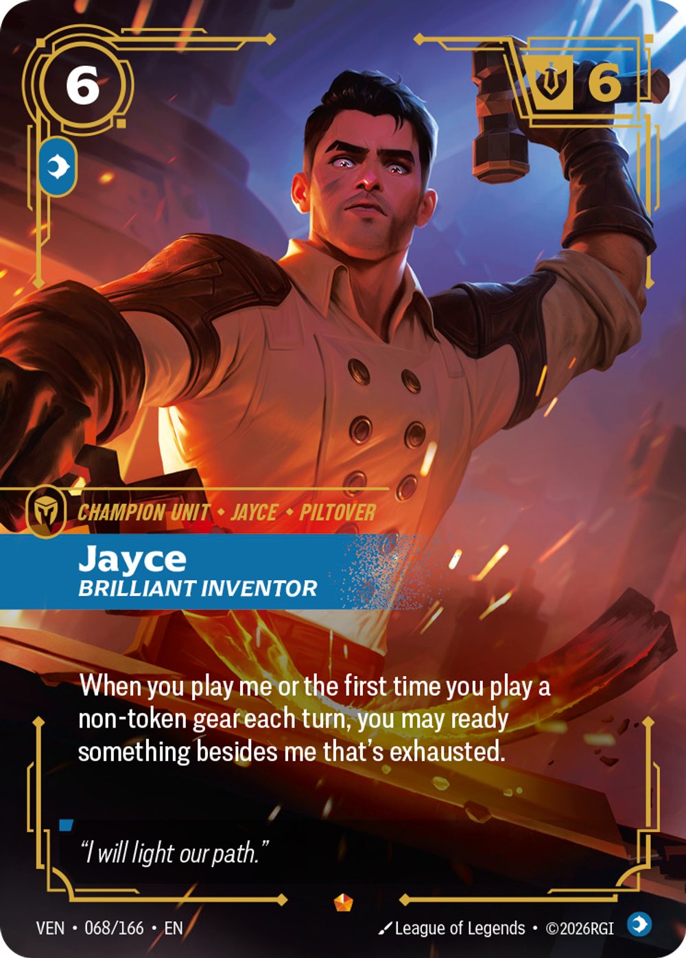 Jayce, Brilliant Inventor