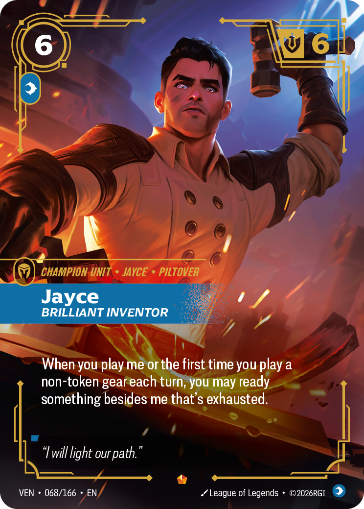 Jayce, Brilliant Inventor