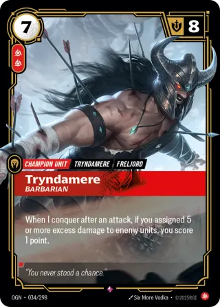 Tryndamere, Barbarian