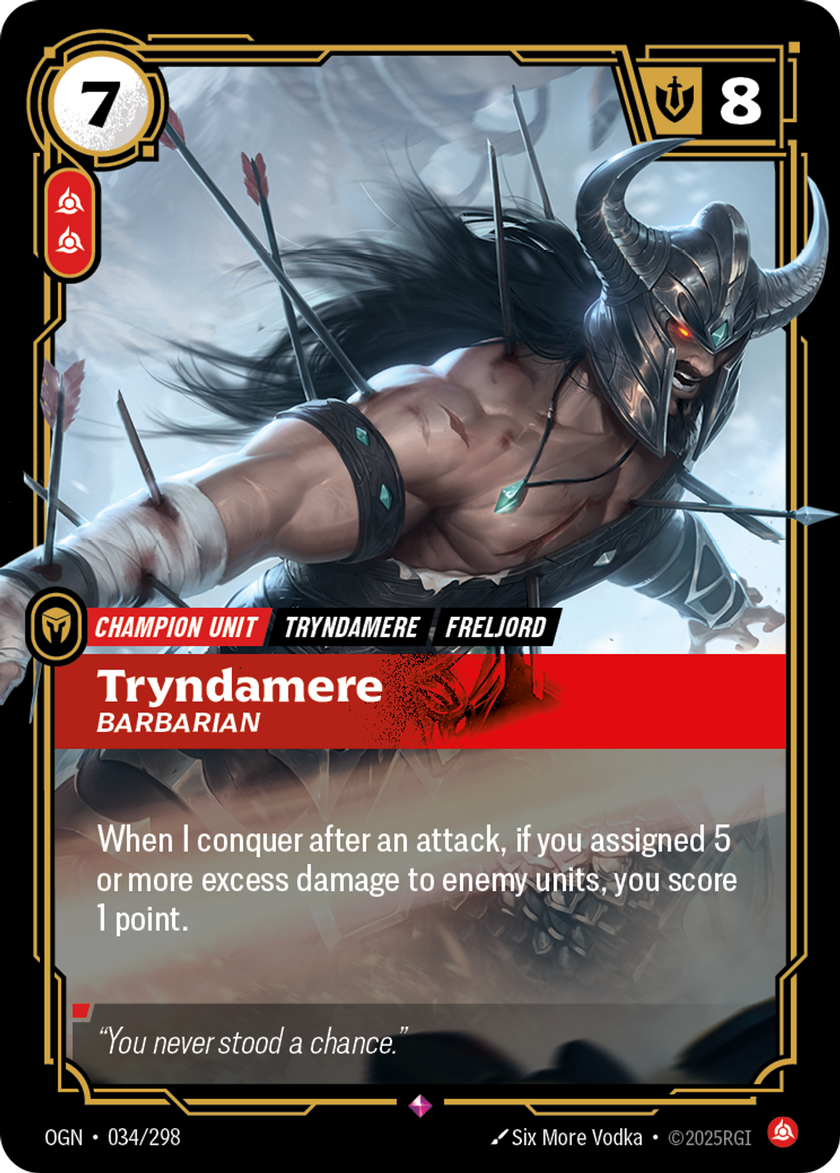 Tryndamere, Barbarian