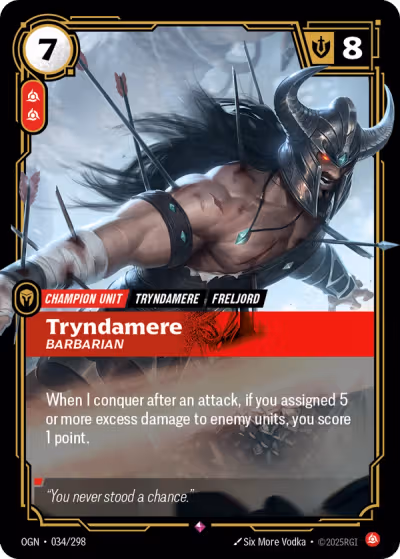 Tryndamere, Barbarian