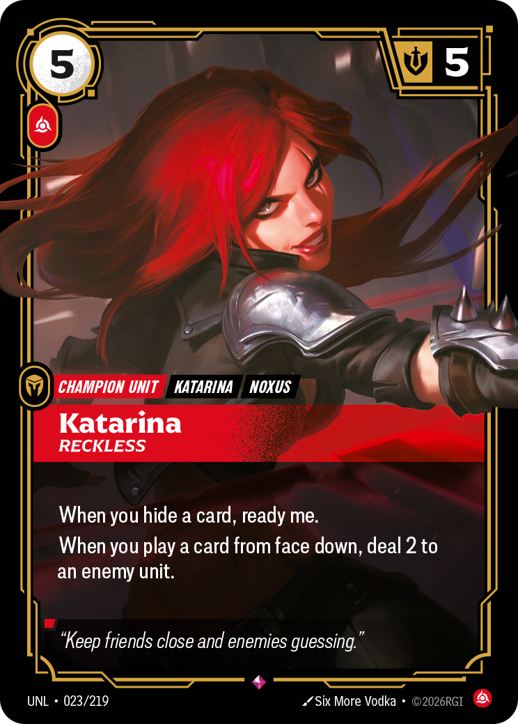 Katarina, Reckless
