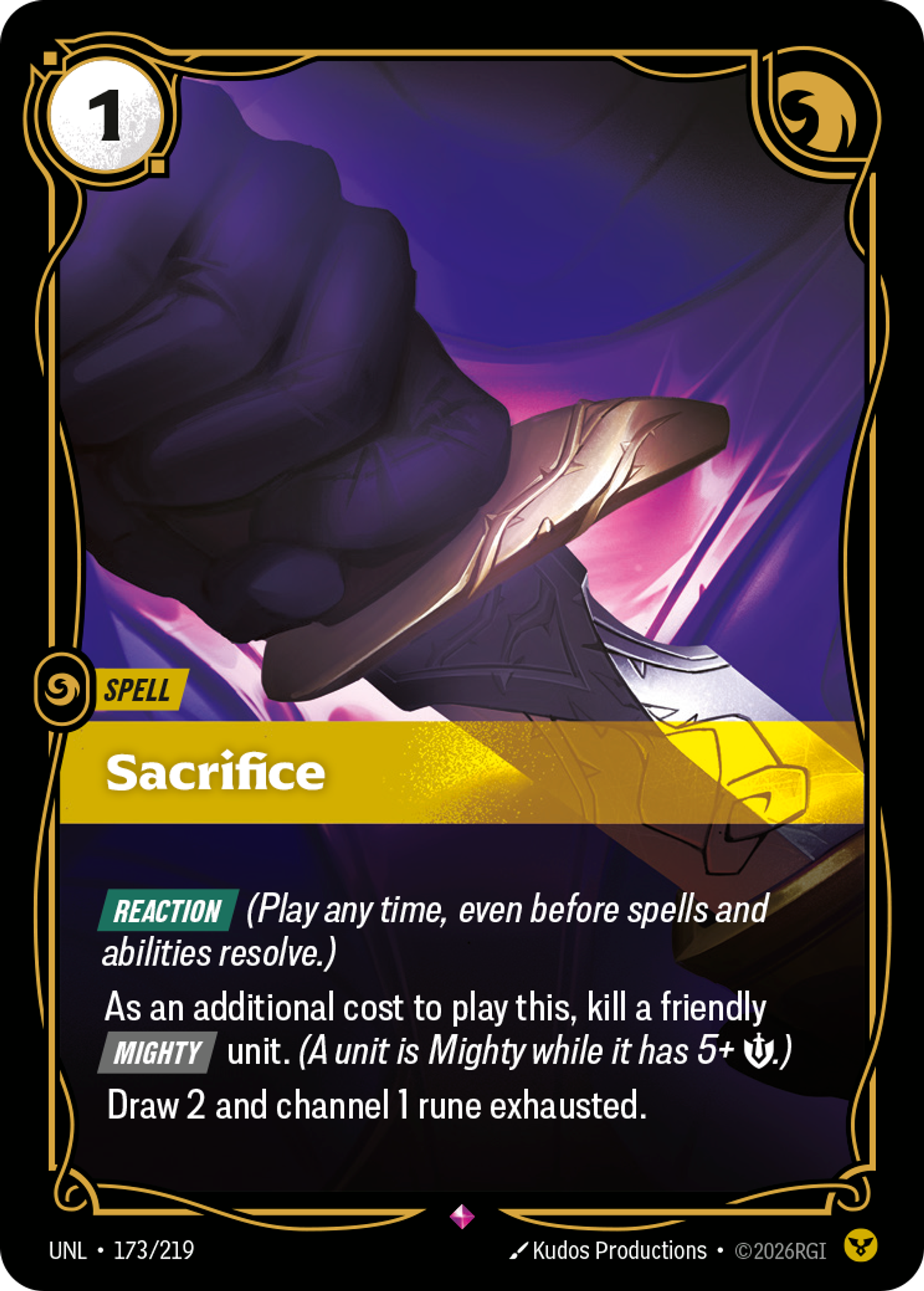 Sacrifice