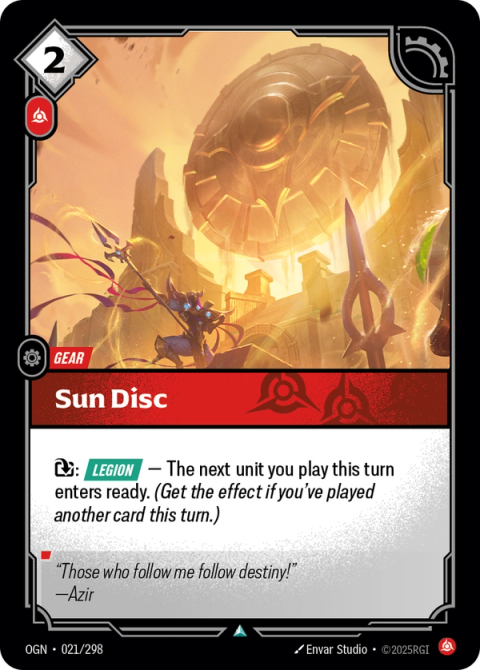 Sun Disc — Origins #021, art by Envar Studio