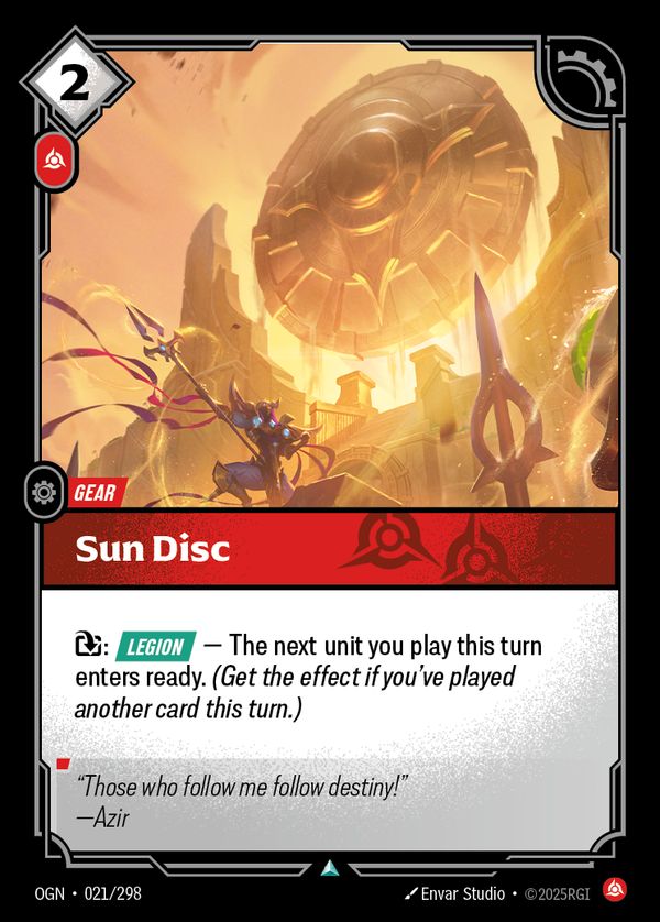 Sun Disc — Riftbound card