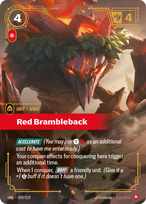 Red Brambleback — Unleashed #029, art by JunHuan