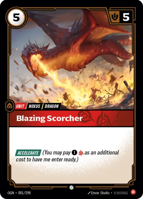 Blazing Scorcher, OGN-001/298