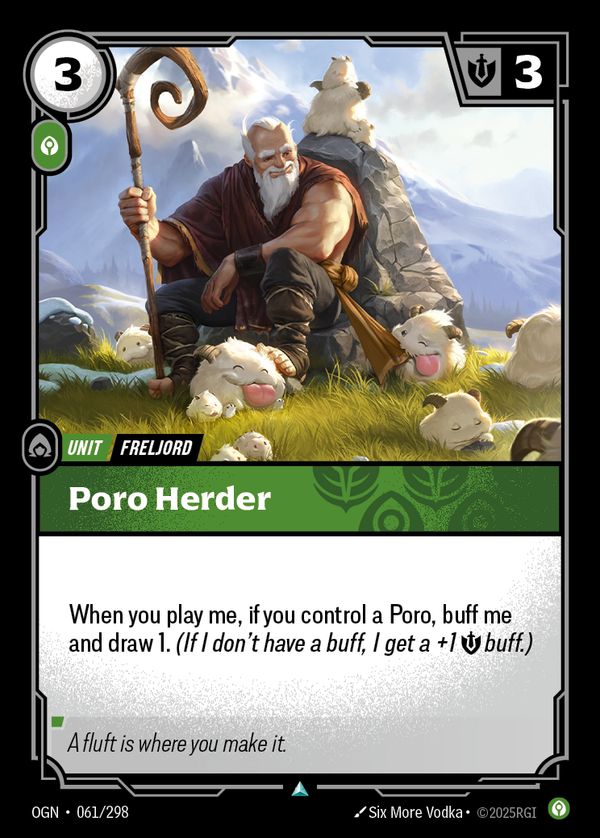 Poro Herder — Riftbound card