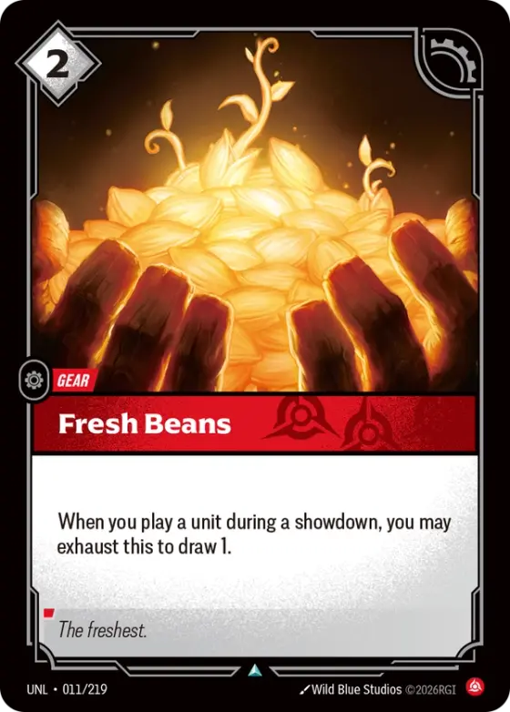 Fresh Beans UNL-011 Standard printing