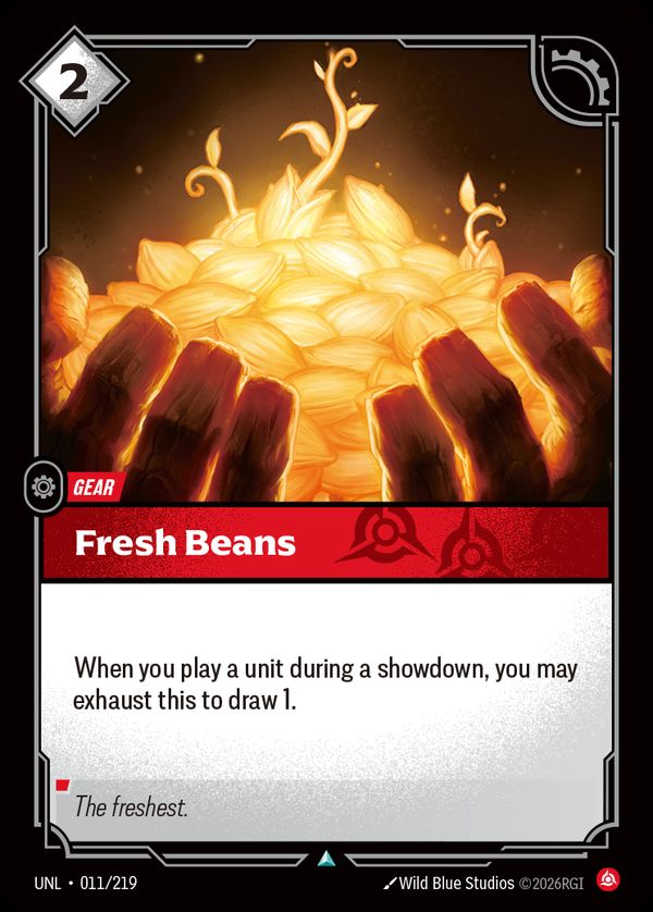 Fresh Beans — Riftbound card