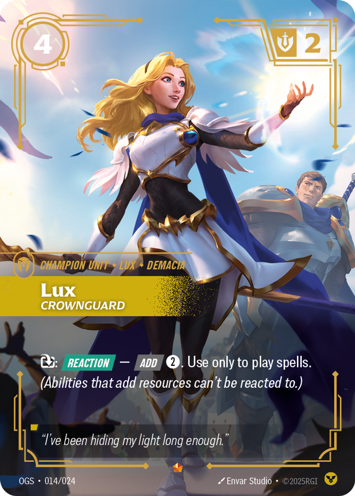 Lux, Crownguard