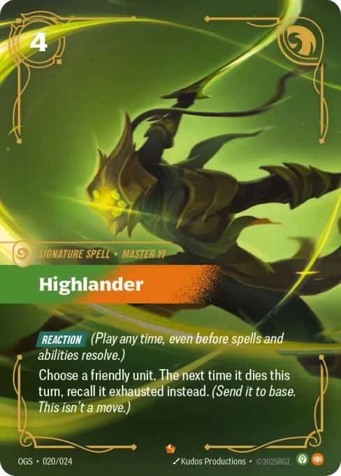 Highlander, OGS-020/024