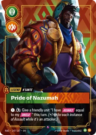 K'Sante, Pride of Nazumah — Riftbound card RAD 147