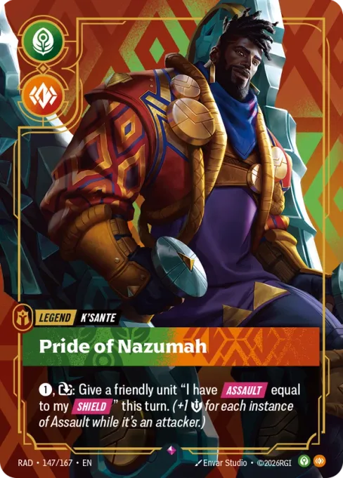 K'Sante, Pride of Nazumah, RAD-147/167