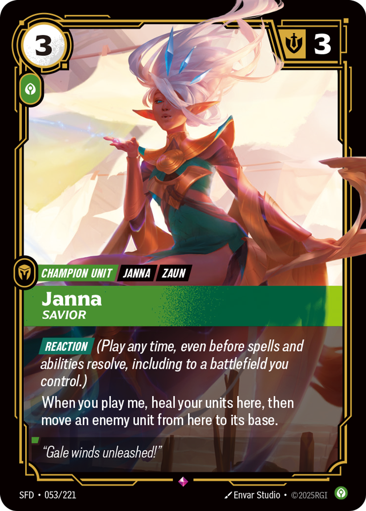 Janna, Savior