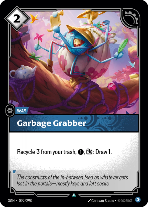 Garbage Grabber — Origins #099, art by Caravan Studio