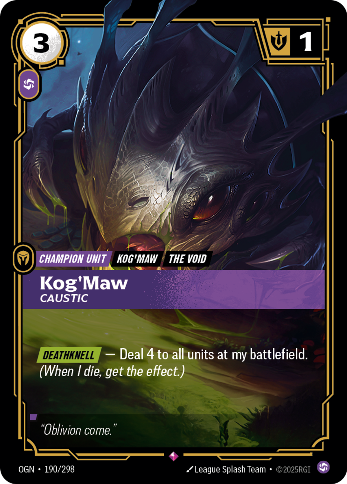 Kog'Maw, Caustic