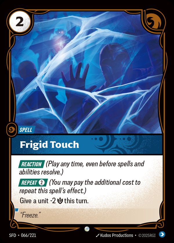 Frigid Touch — Riftbound card