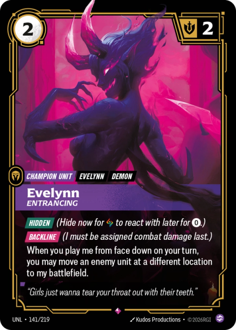 Evelynn - Entrancing — Unleashed #141, art by Kudos Productions