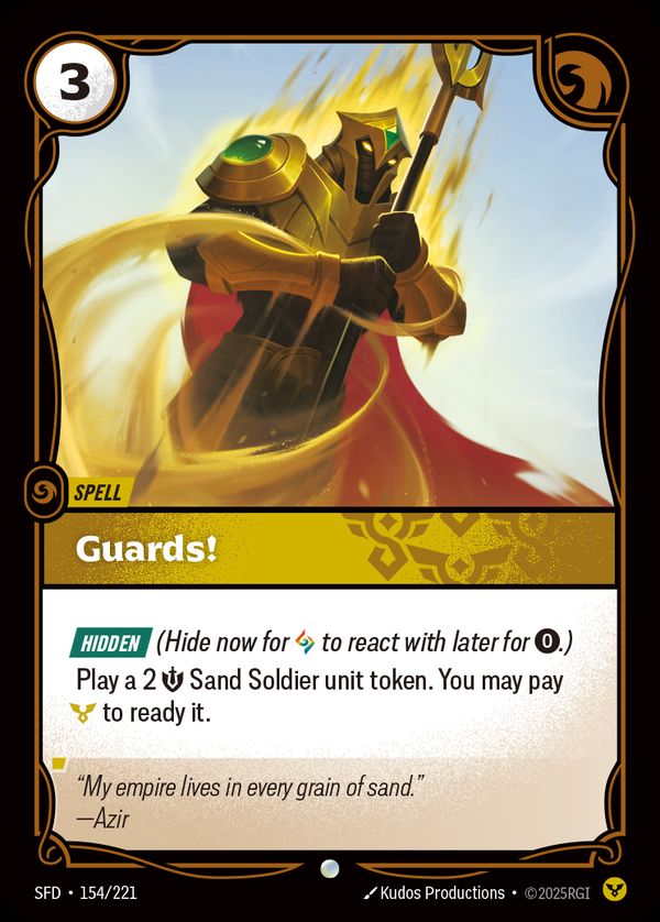 Guards! — Riftbound card