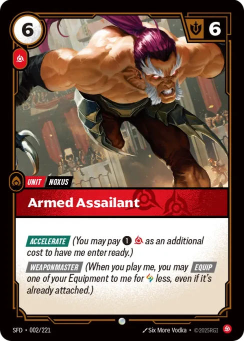 Armed Assailant, SFD-002/221