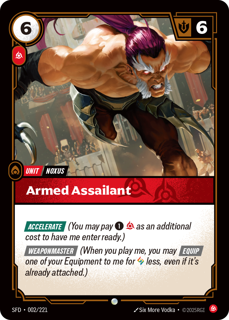 Assaillant armé