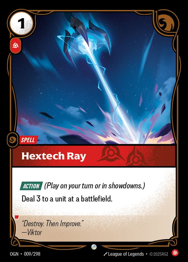 Hextech Ray — Riftbound card