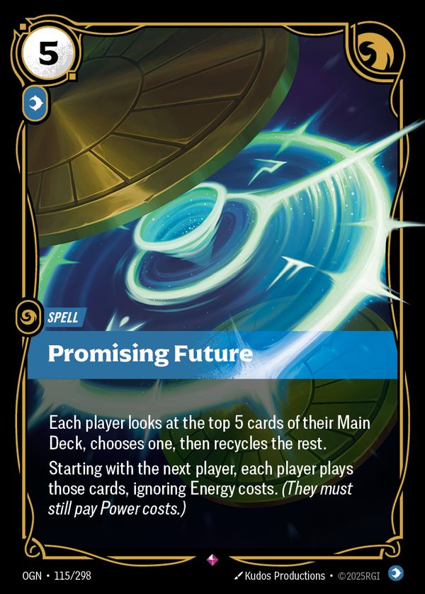 Promising Future — Riftbound card