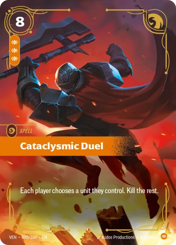 Cataclysmic Duel VEN-090 Standard printing