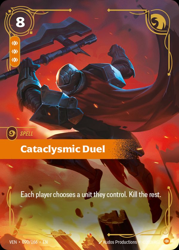 Cataclysmic Duel — Riftbound card