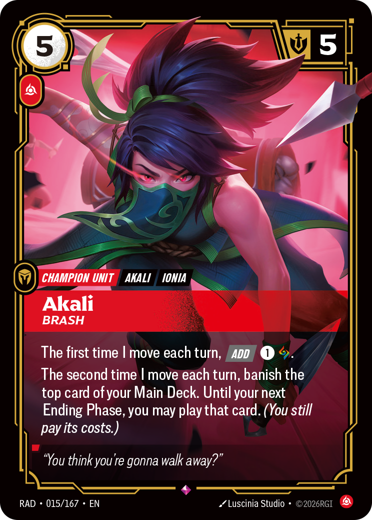 Akali, Brash