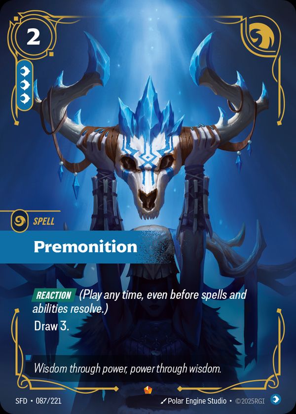 Premonition — Riftbound card