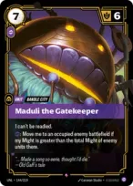 Maduli the Gatekeeper UNL-144/219