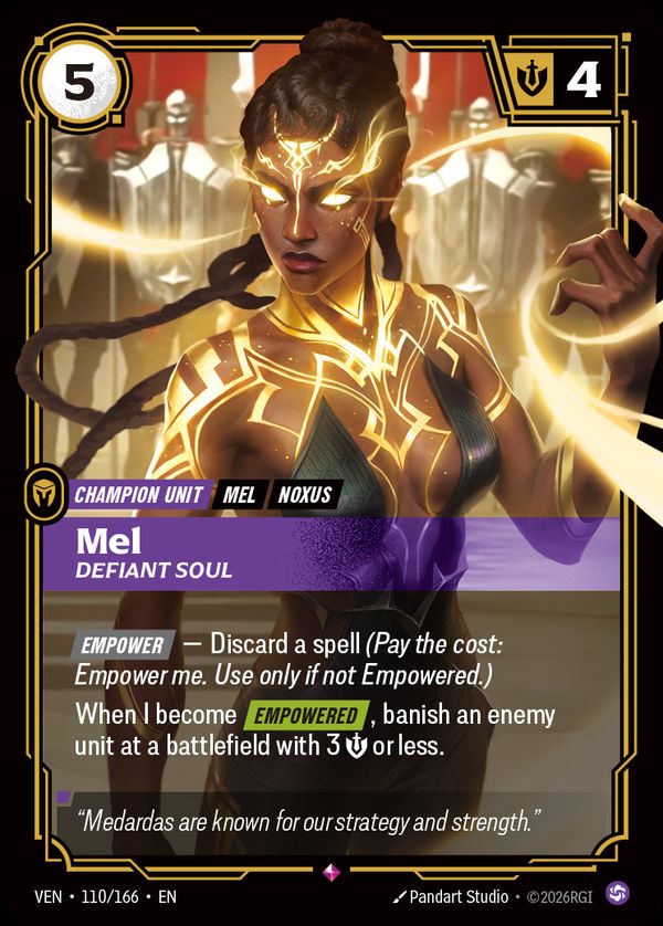 Mel, Defiant Soul — Riftbound card