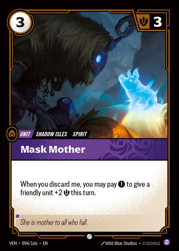 Mask Mother — Riftbound card