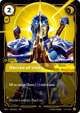 Decree of Unity