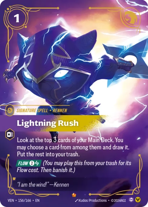 Lightning Rush, VEN-156/166