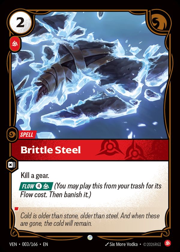 Brittle Steel — Riftbound card