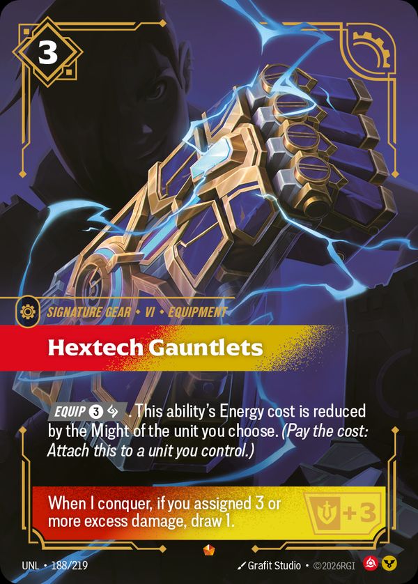 Hextech Gauntlets — Riftbound card