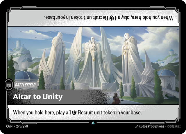 단합의 제단 · OGN-275 일러스트