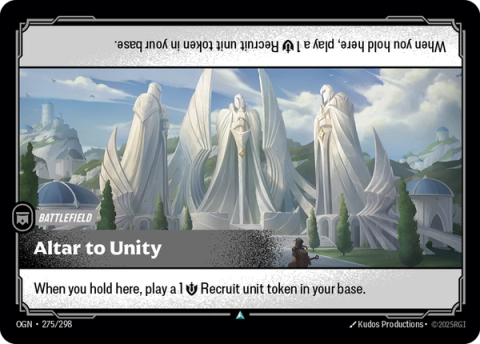 Altar to Unity — Origins #275, art by Kudos Productions