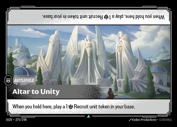 Altar to Unity — Riftbound card