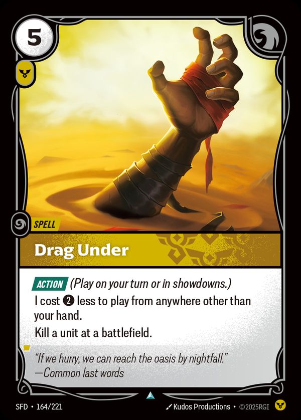 Drag Under — Riftbound card