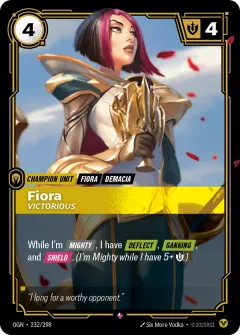 Fiora, Victorious